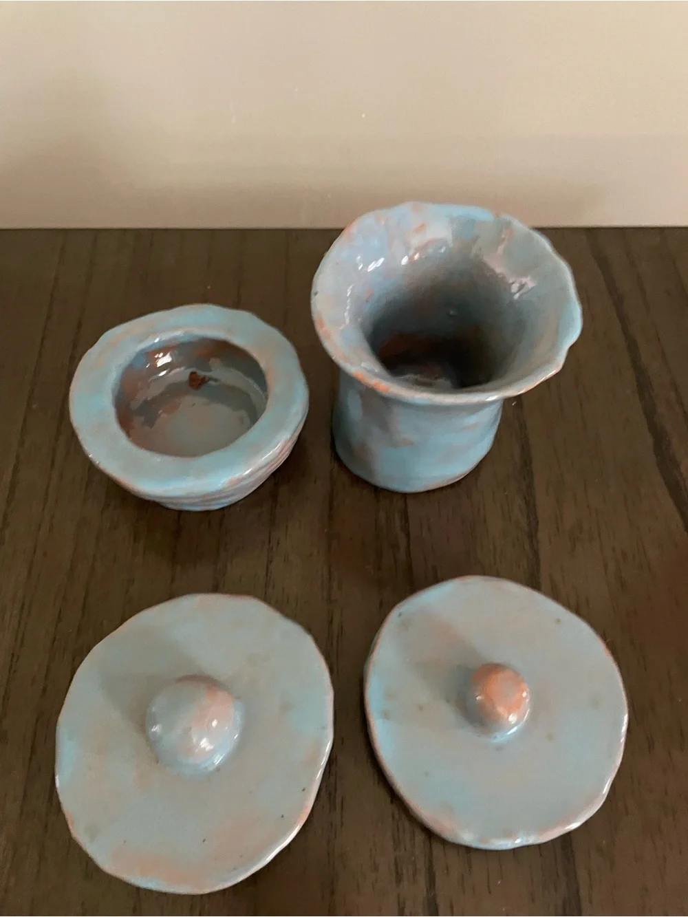 Handmade glazed ceramic